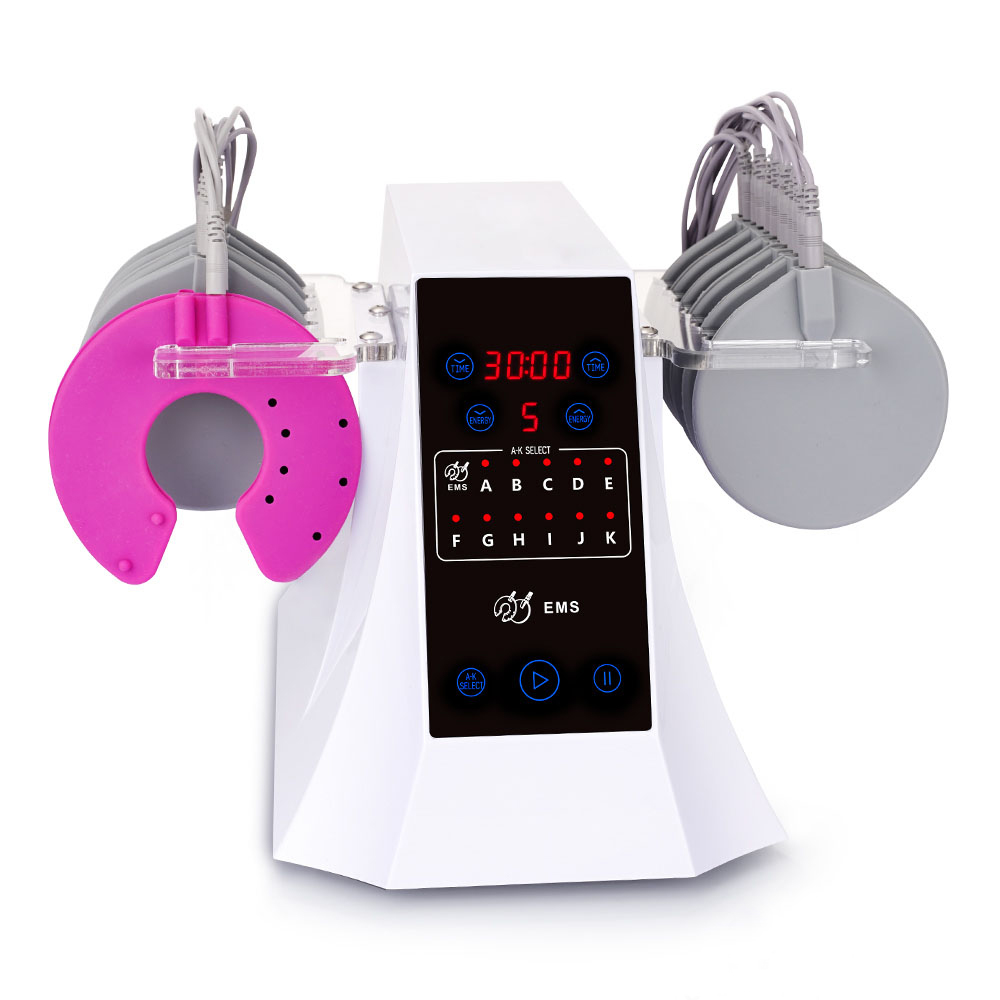 Microcurrent Face Body Shaper Tighten Slim Electrode Breast Stimulation Machine